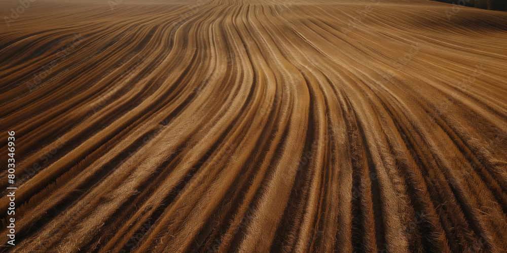 Naklejka premium Photo of an agricultural field