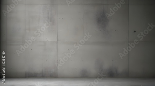 Empty white concrete wall texture .Generative AI © adan