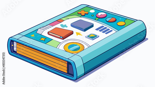 A large flat object with a glossy cover filled with colorful graphics engaging stories and indepth analyses purchased at newsstands or found in public. Cartoon Vector