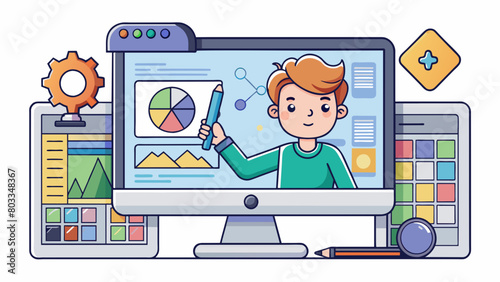 An image editing software with a userfriendly interface that allows users to enhance manipulate and resize images. Its features include a wide range. Cartoon Vector