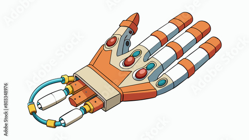 A prosthetic hand is intricately designed with a combination of flexible joints precise motors and a sensory feedback system to replicate the. Cartoon Vector