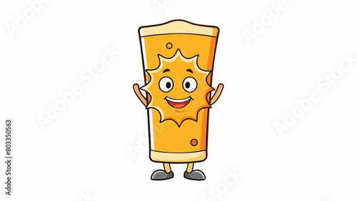 A thick layer of sunscreen applied over exposed skin shielding it from harmful UV rays. The product boasts SPF 50+ protection and is waterproof for. Cartoon Vector