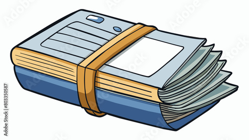 A third illustration of delivery could be a stack of newspapers being delivered to a mailroom. The newspapers are neatly piled and held together with. Cartoon Vector