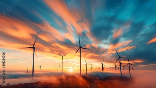 Economic policies lead the way to a sustainable energy transition for a greener future. Concept Economic Policies, Sustainable Energy, Green Future, Energy Transition, Environmental Conservation photo