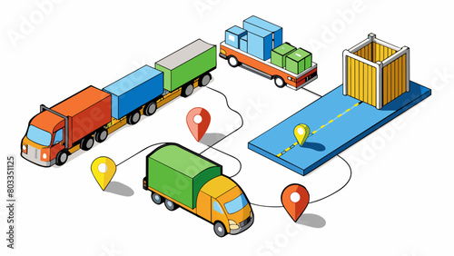 Before being shipped goods must be properly packaged and labeled to meet shipping regulations and ensure efficient handling. This includes using. Cartoon Vector