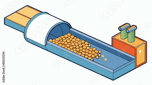 Extrusion In extrusion plastic pellets are heated and forced through a small opening to create a continuous linear shape. The objects produced through. Cartoon Vector