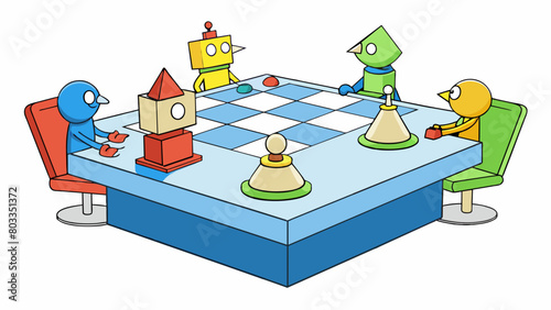 Game Theory This theory studies decision making and strategic behavior in situations where the outcome is dependent on the actions of multiple. Cartoon Vector