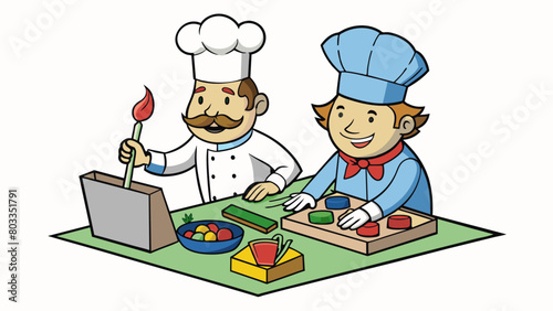 Like a chef a historian carefully selects and combines different ingredients to create a satisfying and wellbalanced historical analysis. They know. Cartoon Vector