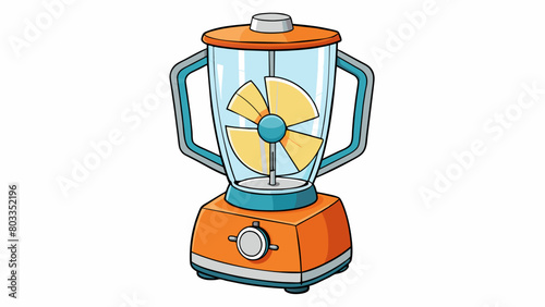 Some household appliances such as blenders have rotating disks that are used for blending and chopping food. The disk is typically made out of sharp. Cartoon Vector
