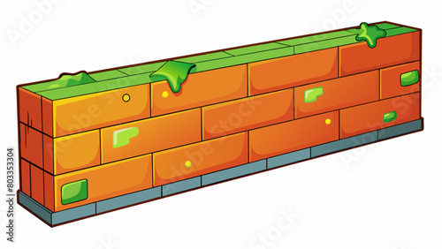 When applying a coat of paint to a wall sealing is necessary to protect the surface and make it more durable. This is done by sealing the paint with a. Cartoon Vector