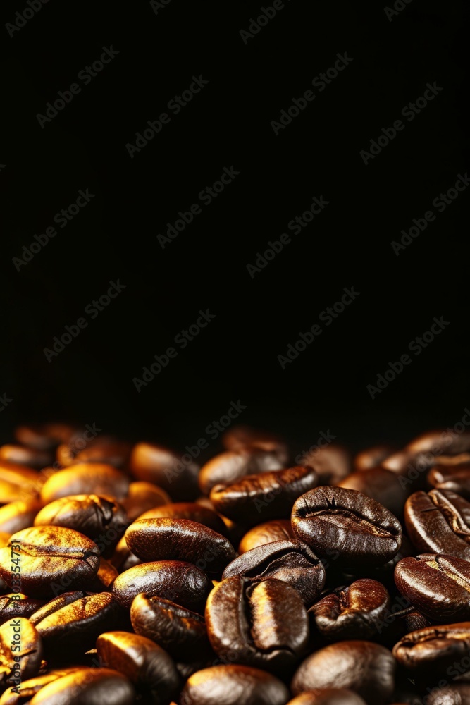 Fototapeta premium Close up of coffee beans