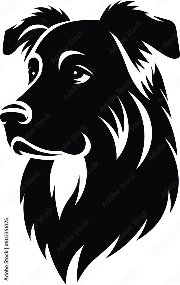 Fototapeta premium wolf head tattoo