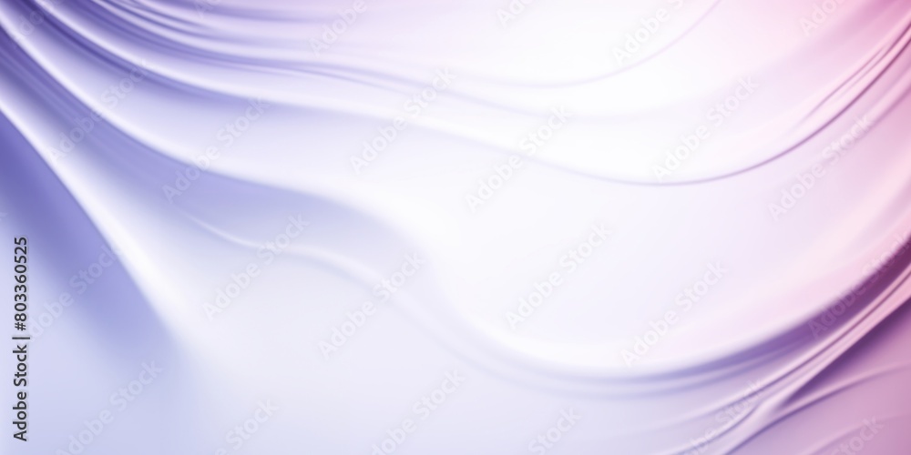 Obraz premium Abstract banner with smooth flowing blue, purple and white curves, make sense of calm and tranquility evoke calm atmosphere of relaxation and meditation, ideal for relaxation-focused digital content