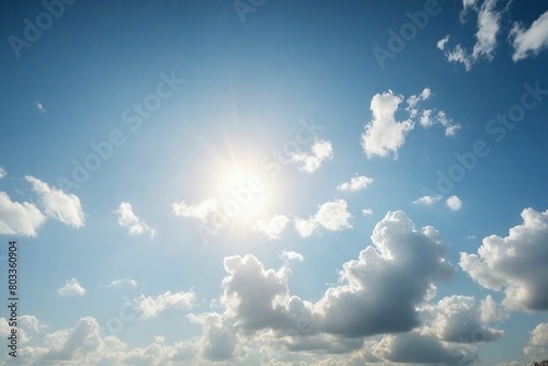 blue sky with clouds