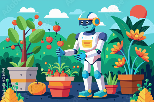 robotic gardener that cares for your plants and ensures optimal growth