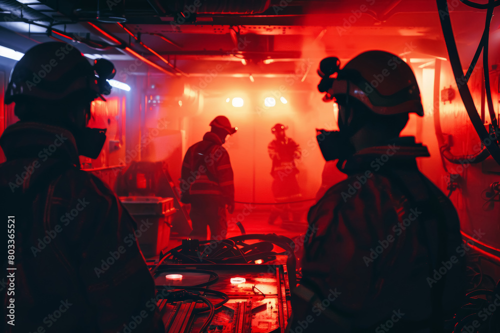 Nuclear Waste Emergency Drill with Robots