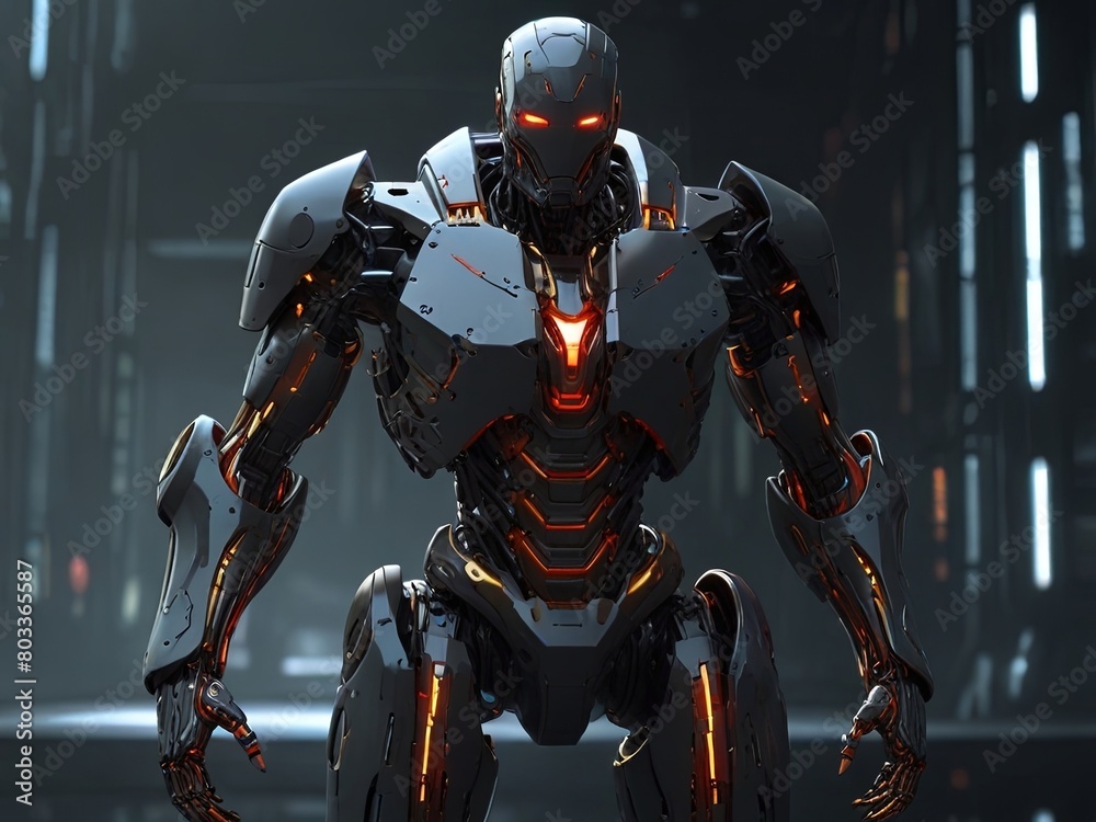 Fototapeta premium cyber robot