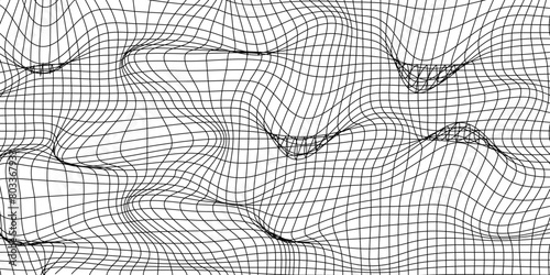 Vector Illustration of the gray pattern of lines abstract background.