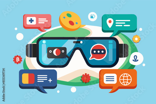 pair of smart glasses that record videos and translate languages in real-time