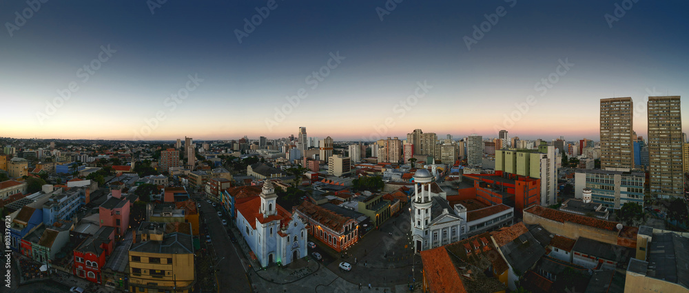 Naklejka premium cidade de Curitiba