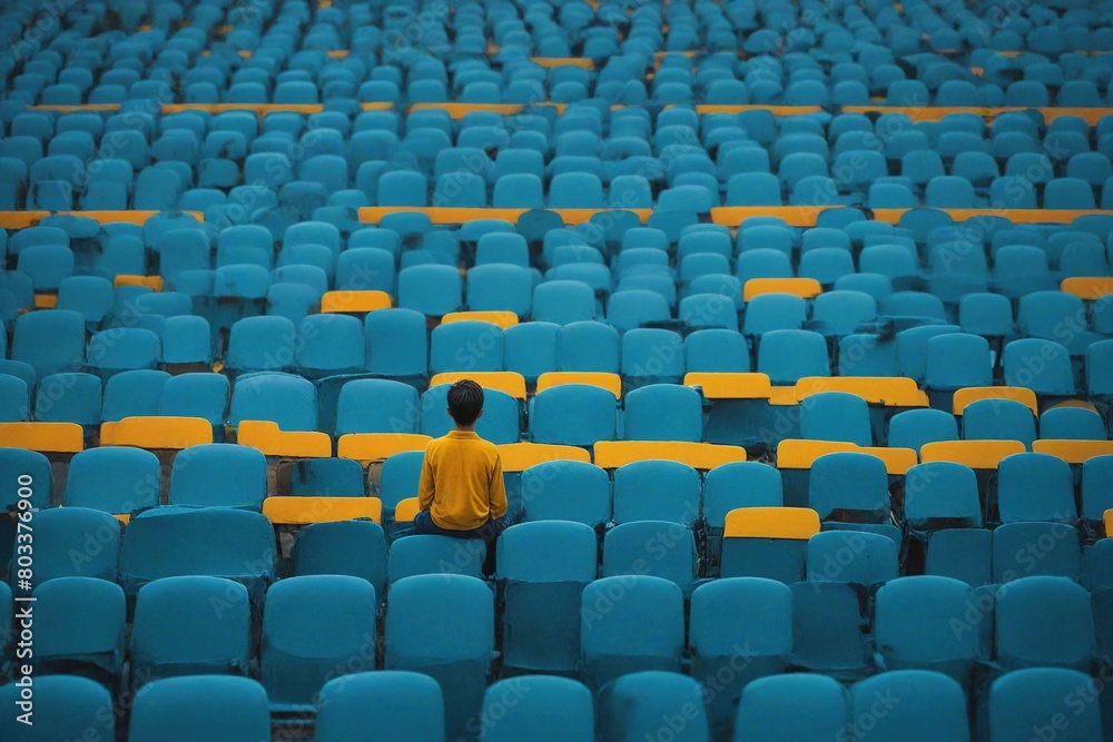 Fototapeta premium rows of seats