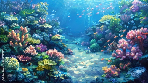 Colorful Underwater Scene