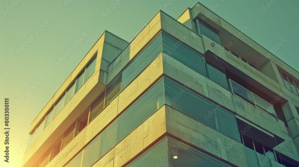 Adaptive materials on a building exterior, close-up, highlighting their texture under changing light conditions Adaptive materials on a building exterior, close-up, highlighting their texture under changing light conditions