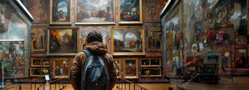 Discovering the Beauty of Renaissance Art: A Journey Back in Time Through the Lens of a Seasoned Photographer in a Historic Museum Setting