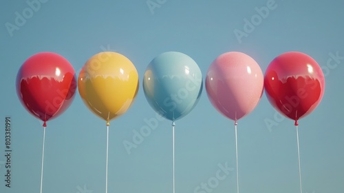 different balloons
