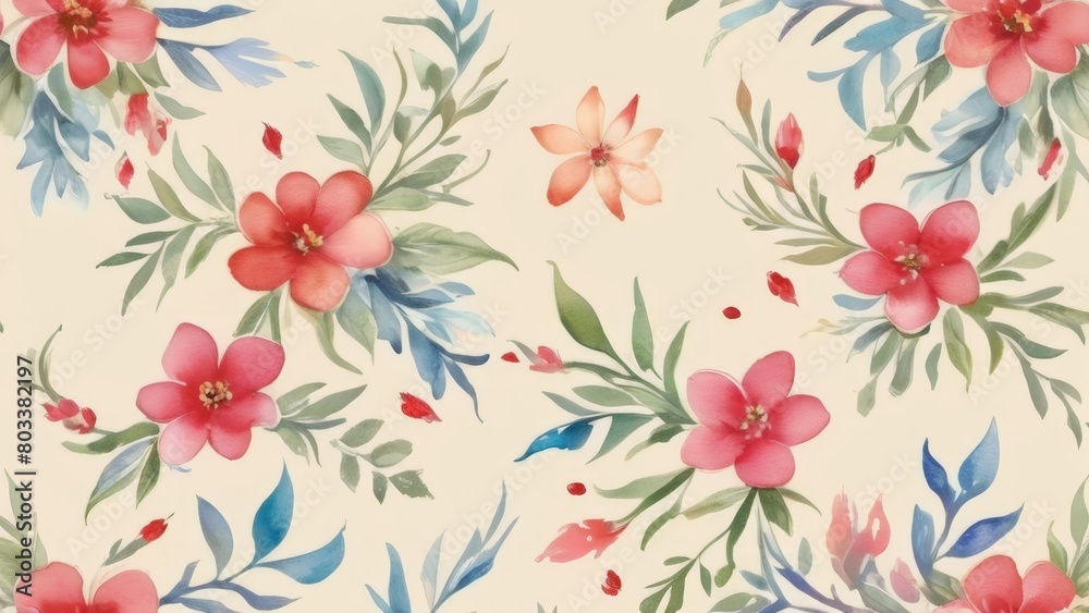 Fototapeta premium Abstract Watercolor Painterly Delight Suitable for Invitation Background