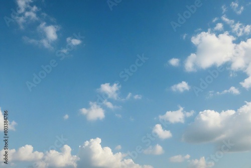 blue sky with clouds