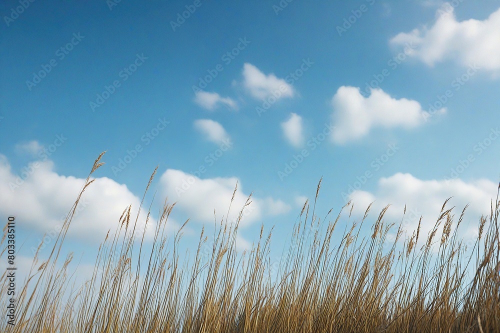 Obraz premium grass and sky