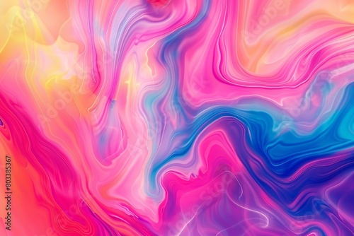 Colorful abstract painting background. Liquid marbling paint background. Fluid painting abstract texture. Intensive colorful mix of acrylic vibrant colors.