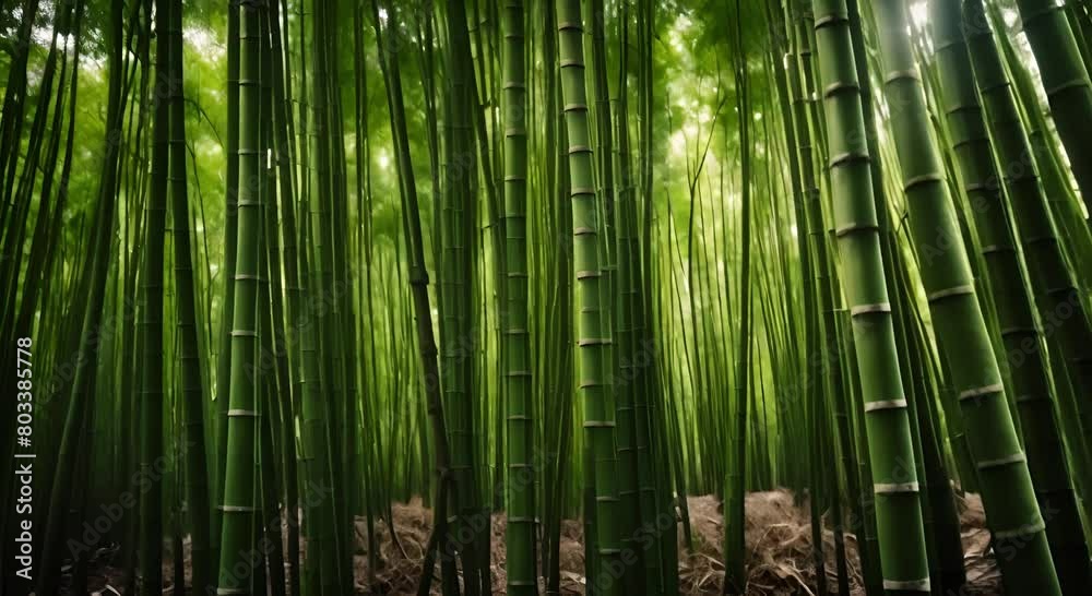 Bamboo plants arranged in Indonesian forests using a camera Bamboo plants arranged in Indonesian forests using a camera