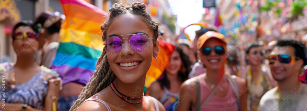 Celebrating Diversity: Embracing LGBTQ+ Advocacy at a Pride Month Parade Celebrating Diversity: Embracing LGBTQ+ Advocacy at a Pride Month Parade