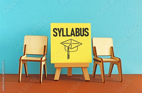 Syllabus is shown using the text