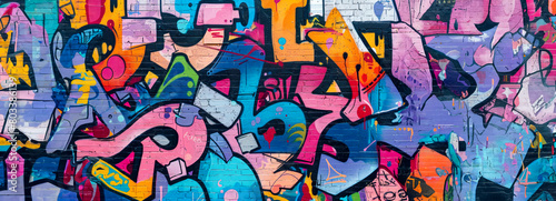 Urban Graffiti Fusion  Embracing the Dynamic Spirit of Street Culture and Modern Art Trends