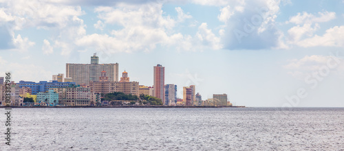Old Havana City, Capital of Cuba, Ocean Coast. Cloudy Day © edb3_16