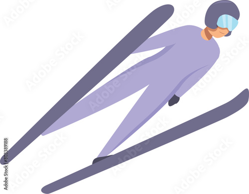 Skin jumper champion icon cartoon vector. Active vacation. Ramp equipment