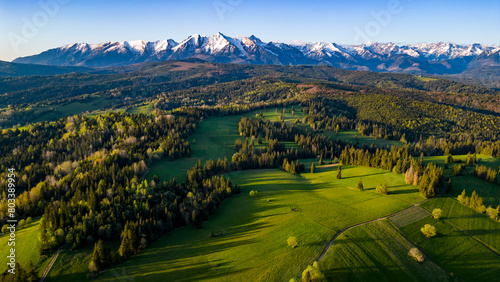 Tatry Zielone Pola Wiosna © JacoPoland