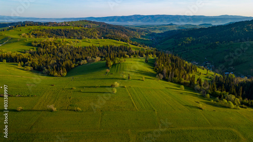 Obraz na płótnie Tatry Zielone Pola Wiosna w salonie