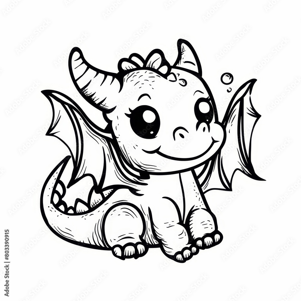 its spiky tail contrasts the smile on its face its spiky tail contrasts the smile on its face