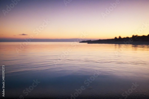 sunset on the lake