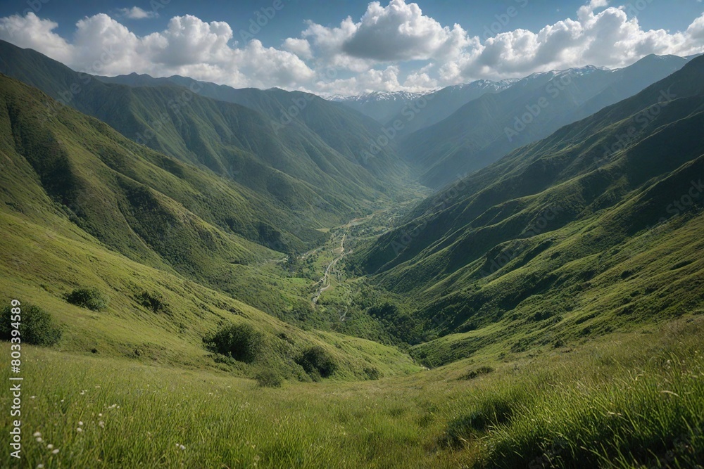 Obraz premium landscape in summer