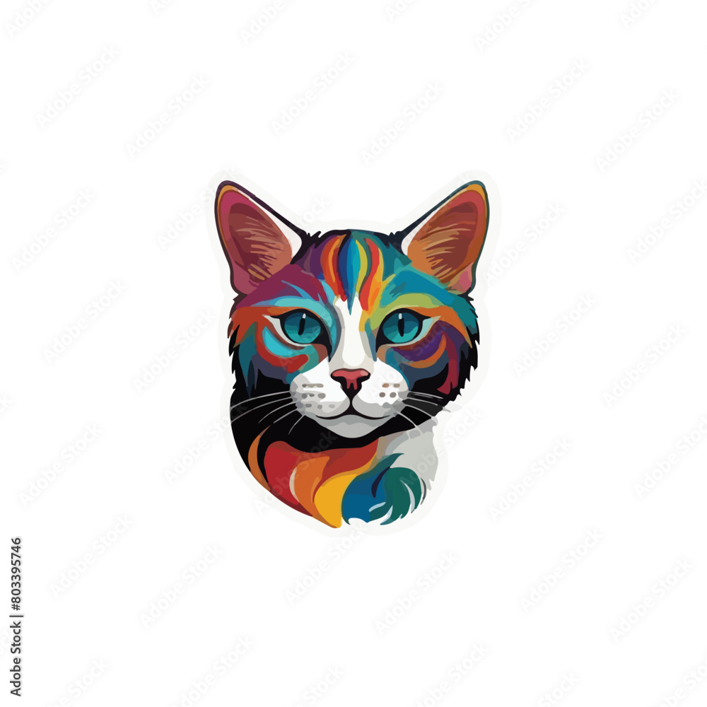 Cat vector breeds cute pet animal set illustration. Different type of vector cats Cat vector breeds cute pet animal set illustration. Different type of vector cats