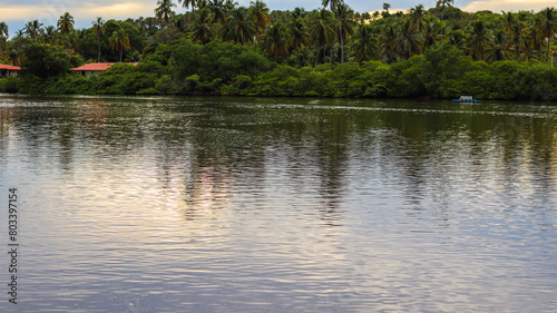 Paisagem natural lago no nordeste do brasil photo