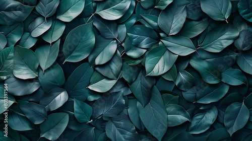Abstract leaves background, a pattern that resembles nature's colors. Colorful plant texture, a representation of leaf design.