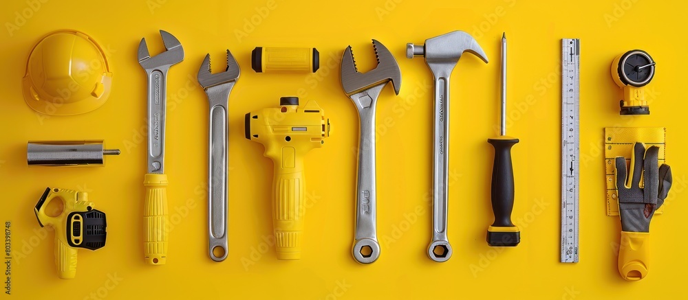 Portrait of a collection of Construction Tool Sets Portrait of a collection of Construction Tool Sets