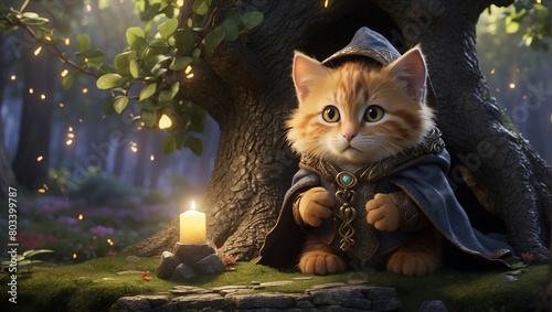 cat in the garden,cat on the tree