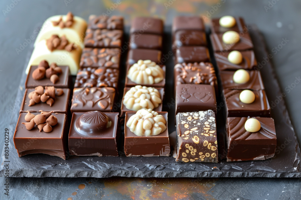 World Chocolate Day Greeting Card, Generative AI World Chocolate Day Greeting Card, Generative AI